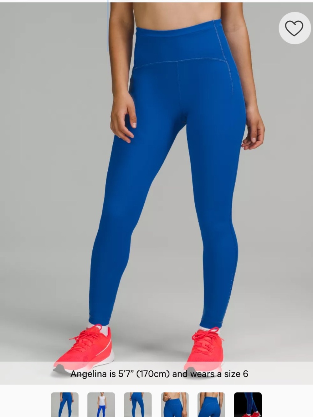 LULULEMON Swift Speed High-Rise Running Leggings - Size: 4